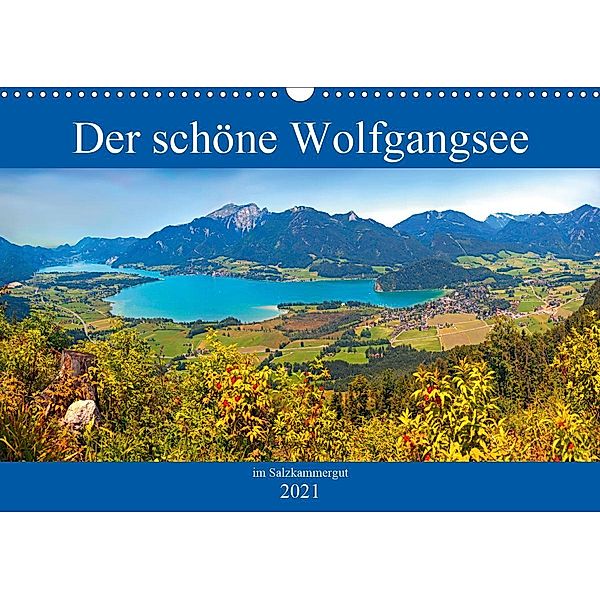 Der schöne Wolfgangsee im Salzkammergut (Wandkalender 2021 DIN A3 quer), Christa Kramer