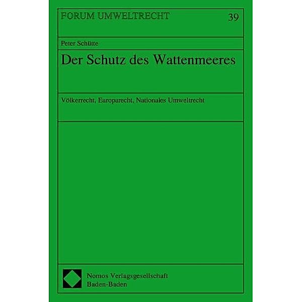 Der Schutz des Wattenmeeres, Peter Schütte