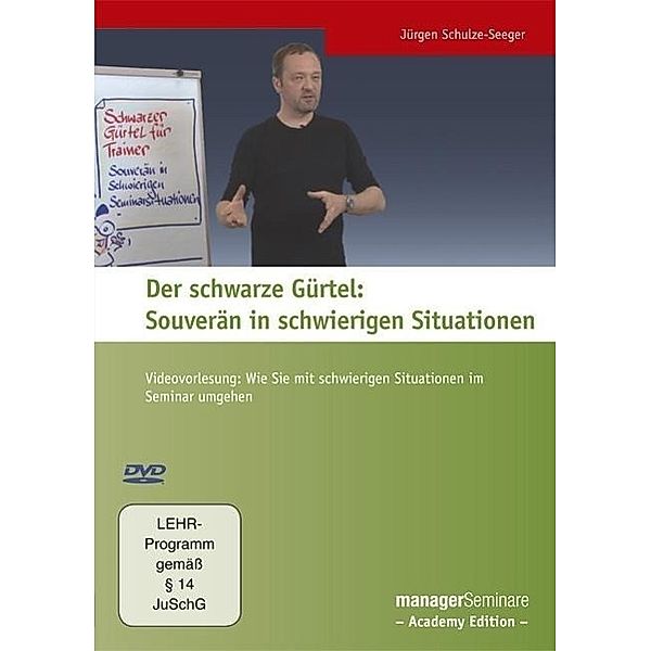 Der schwarze Gürtel: Souverän in schwierigen Situationen, DVD, Jürgen Schulze-Seeger