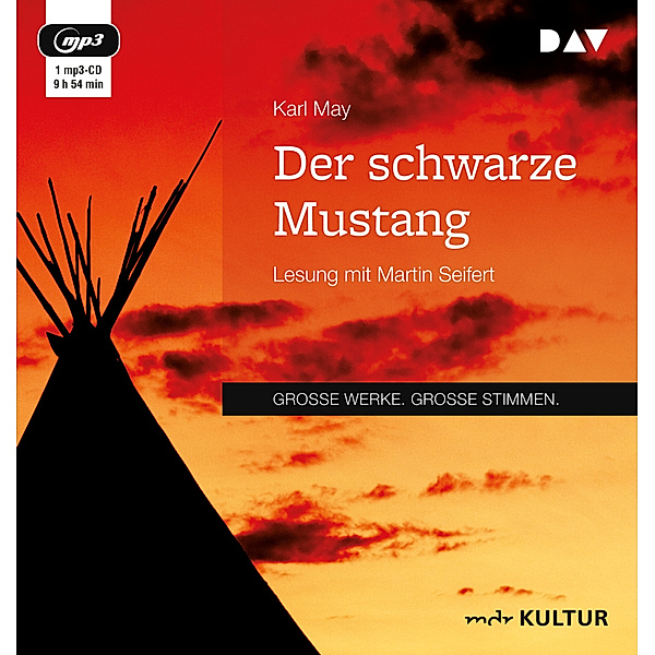 Der schwarze Mustang,1 Audio-CD, 1 MP3, Karl May