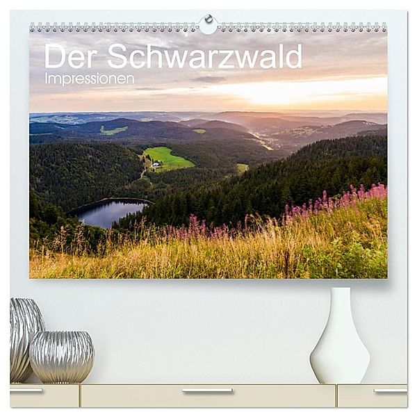 Der Schwarzwald Impressionen (hochwertiger Premium Wandkalender 2024 DIN A2 quer), Kunstdruck in Hochglanz, Werner Dieterich