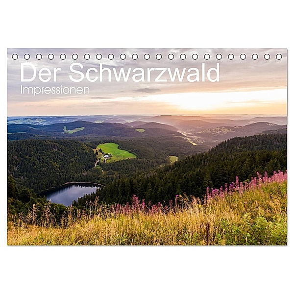 Der Schwarzwald Impressionen (Tischkalender 2024 DIN A5 quer), CALVENDO Monatskalender, Werner Dieterich