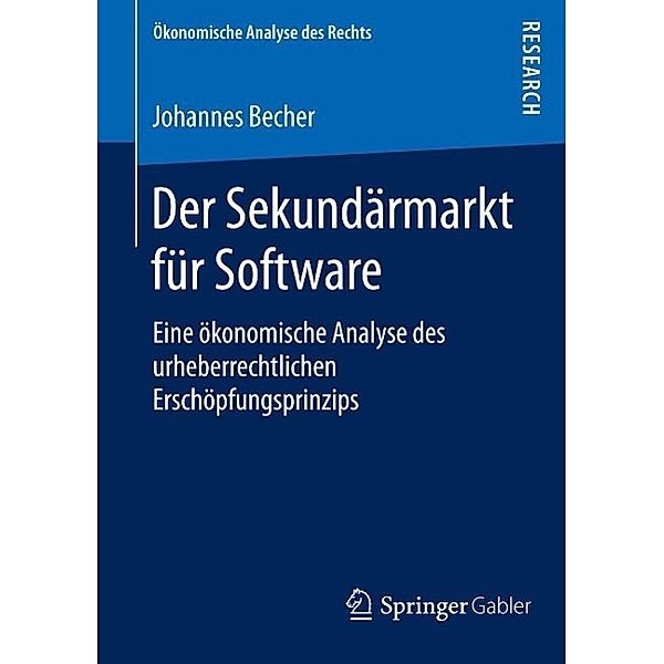 Der Sekundärmarkt für Software / Ökonomische Analyse des Rechts, Johannes Becher