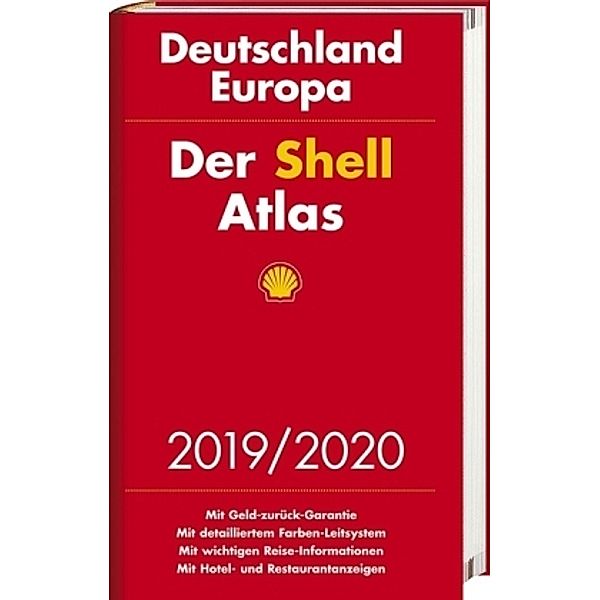 Der Shell Atlas 2019/2020 Deutschland 1:300 000, Europa 1:750 000