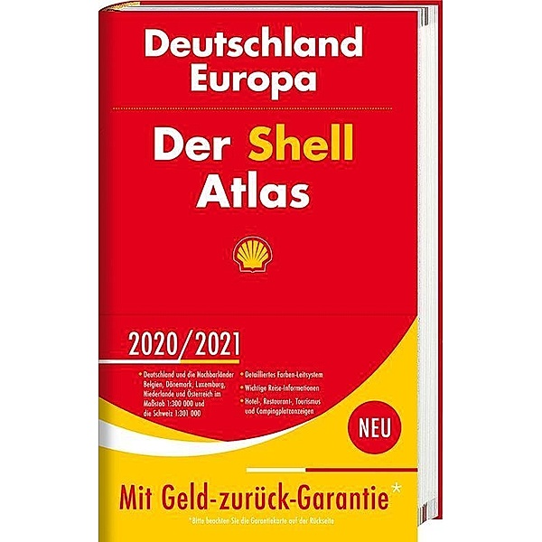 Der Shell Atlas 2020/2021 Deutschland 1:300 000, Europa 1:750 000