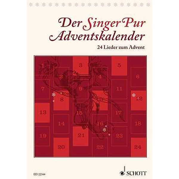 Der Singer Pur Adventskalender, Chorbuch, Singer Pur