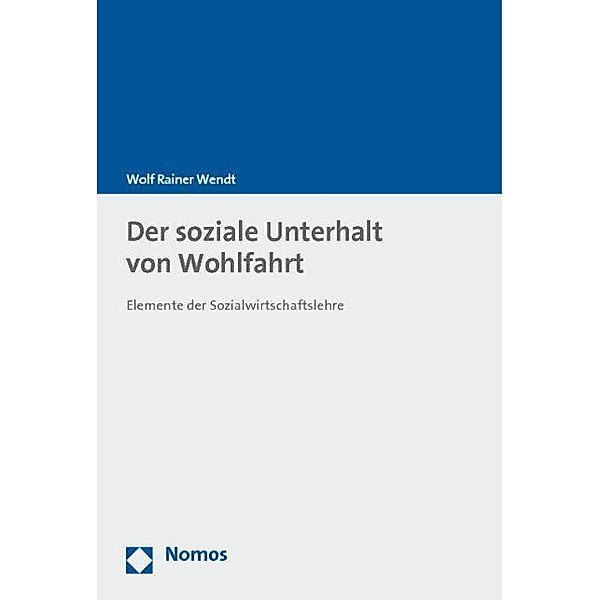 Der soziale Unterhalt von Wohlfahrt, Wolf Rainer Wendt