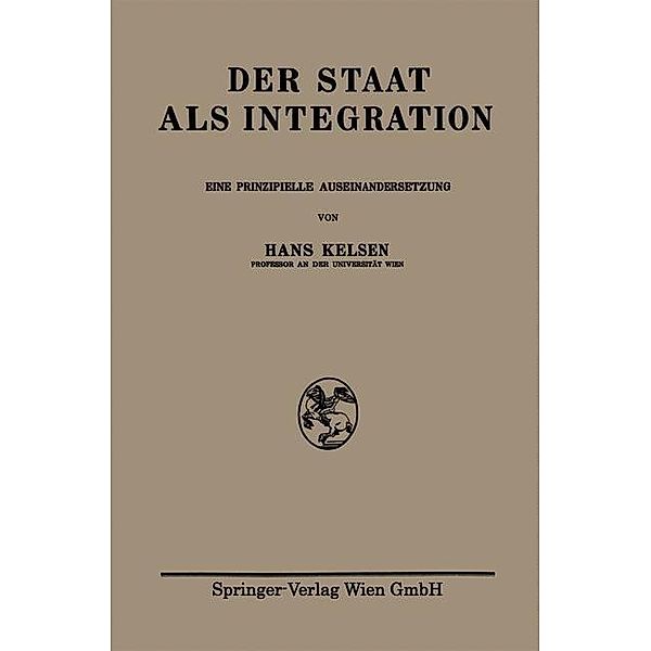 Der Staat als Integration, Hans Kelsen