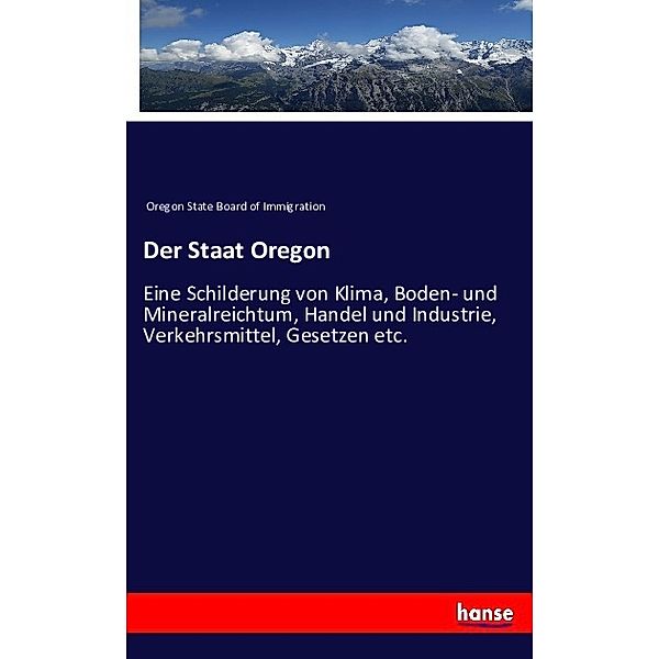 Der Staat Oregon, Oregon State Board of Immigration