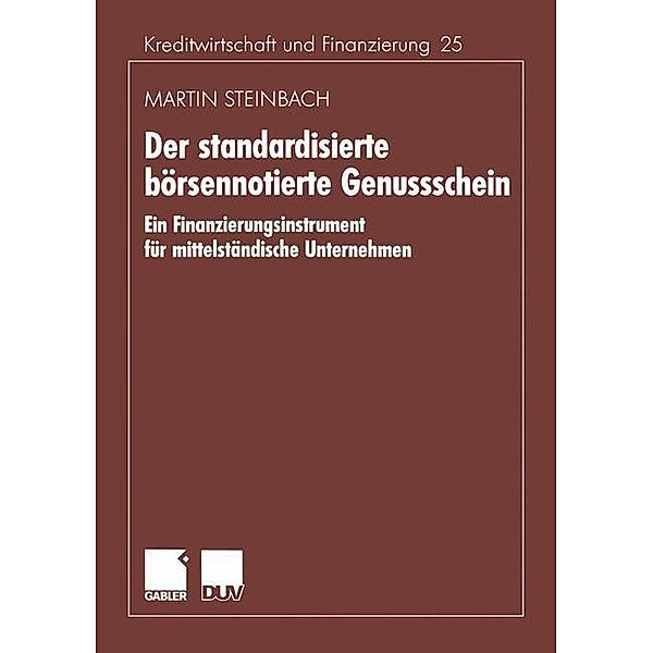 Der standardisierte börsennotierte Genussschein, Martin Steinbach