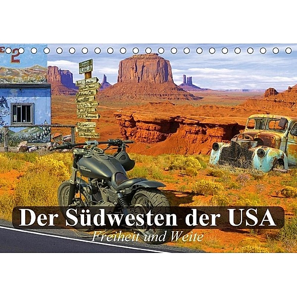 Der Südwesten der USA. Freiheit und Weite (Tischkalender 2017 DIN A5 quer), Elisabeth Stanzer