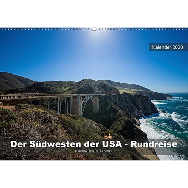 Der Südwesten der USA - Rundreise (Wandkalender 2020 DIN A2 quer), Christian Hubo - feel4nature.com