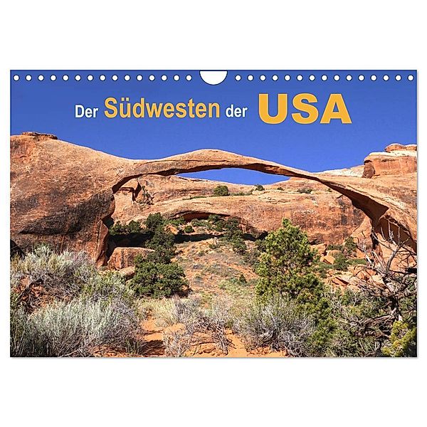 Der Südwesten der USA (Wandkalender 2024 DIN A4 quer), CALVENDO Monatskalender, Natalie Maertens