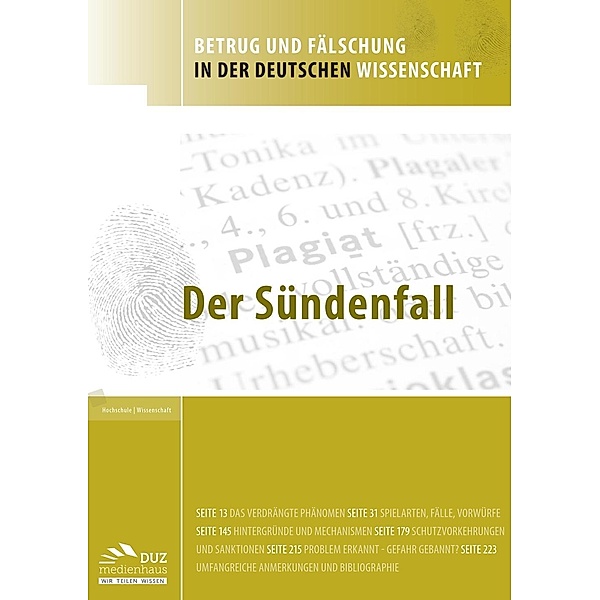 Der Sündenfall / DUZ Verlags- und Medienhaus GmbH, Marco Finetti, Armin Himmelrath