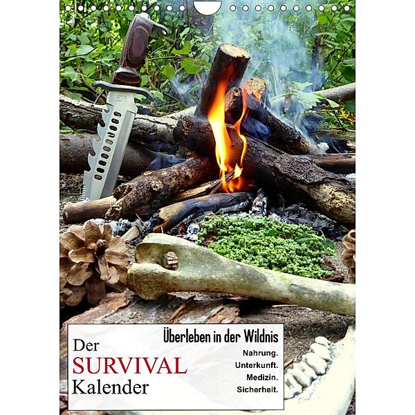 Der Survival-Kalender (Wandkalender 2023 DIN A4 hoch), Xenia Schaad