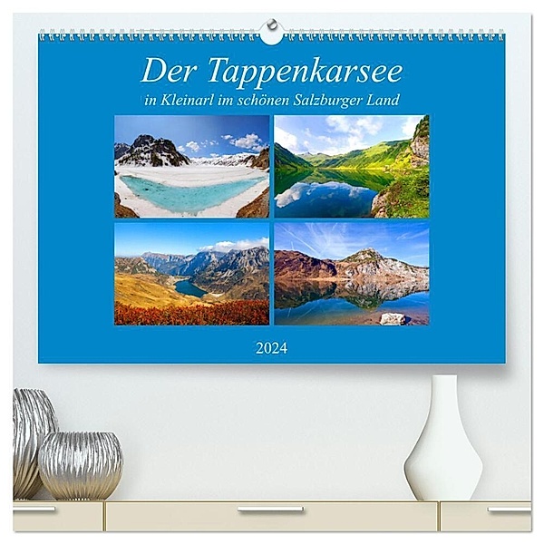 Der Tappenkarsee (hochwertiger Premium Wandkalender 2024 DIN A2 quer), Kunstdruck in Hochglanz, Christa Kramer
