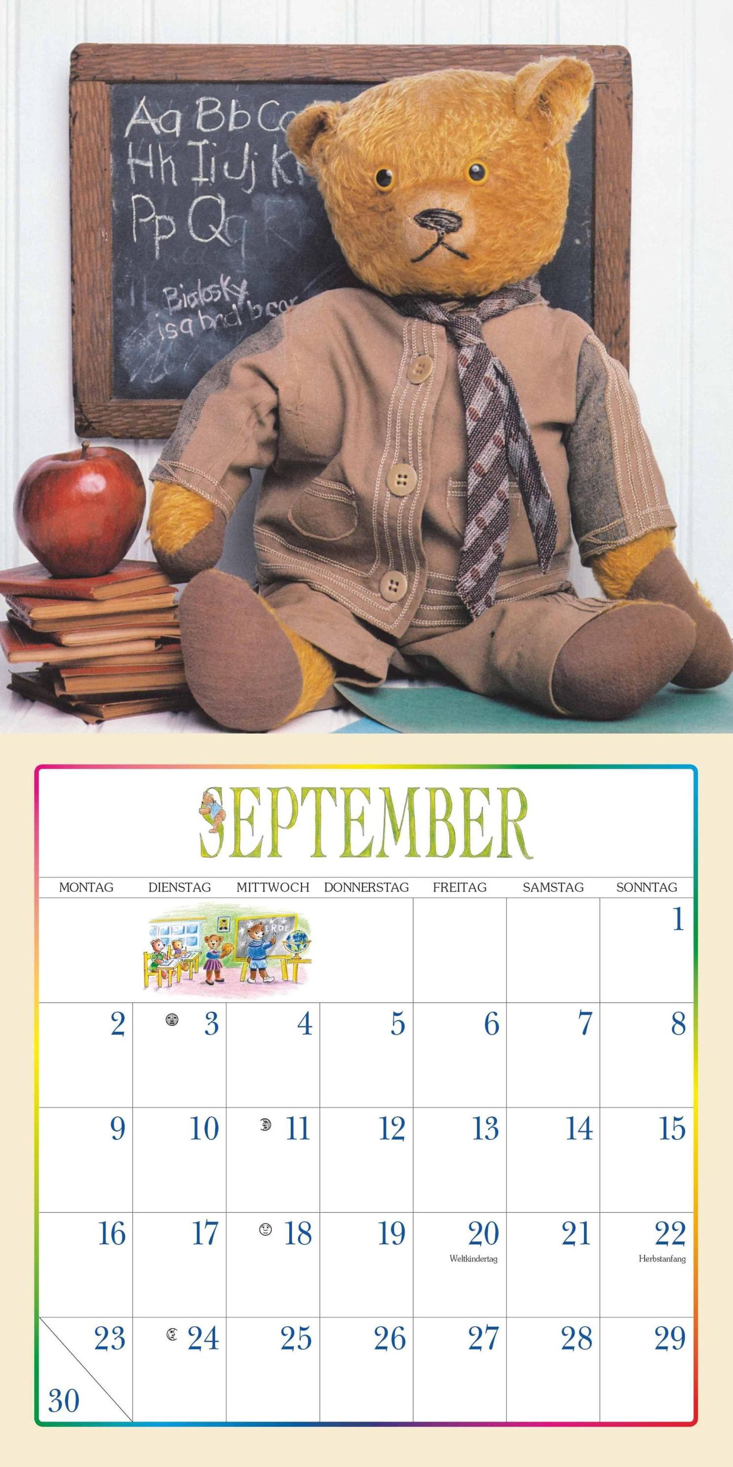  Teddy 2022 - Broschürenkalender 30x30 cm (30x60 geöffnet) -  Kalender mit Platz für Notizen - Bildkalender - Wandplaner - mit  herausnehmbarem Poster : Everything Else