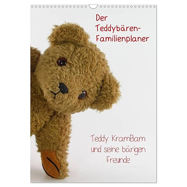 Der Teddybären-Familienplaner (Wandkalender 2024 DIN A3 hoch), CALVENDO Monatskalender, KramBam.de