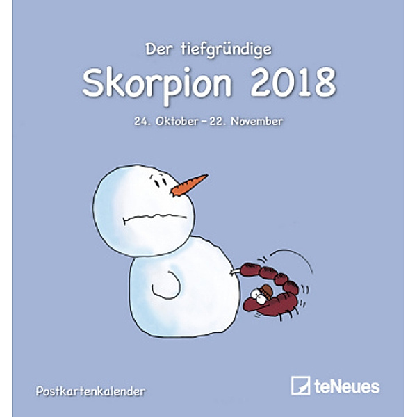 Der tiefgründige Skorpion 2018, Alexander Holzach