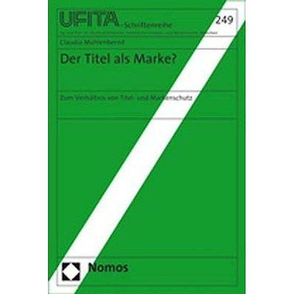 Der Titel als Marke?, Claudia Mühlenbernd