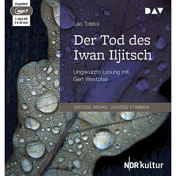 Der Tod des Iwan Iljitsch,1 Audio-CD, 1 MP3, Leo N. Tolstoi