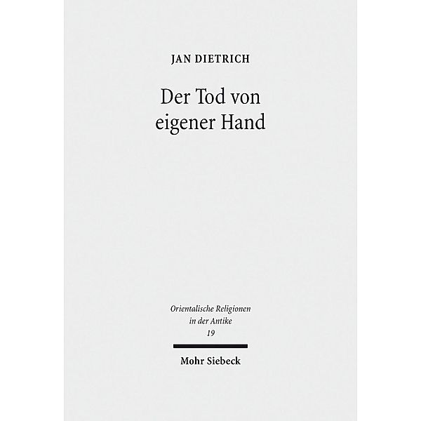 Der Tod von eigener Hand, Jan Dietrich