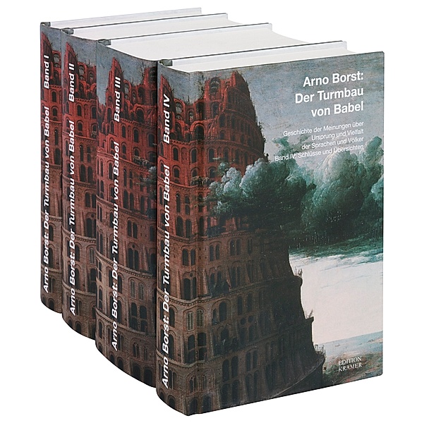 Der Turmbau von Babel, 4 Bände, Arno Borst