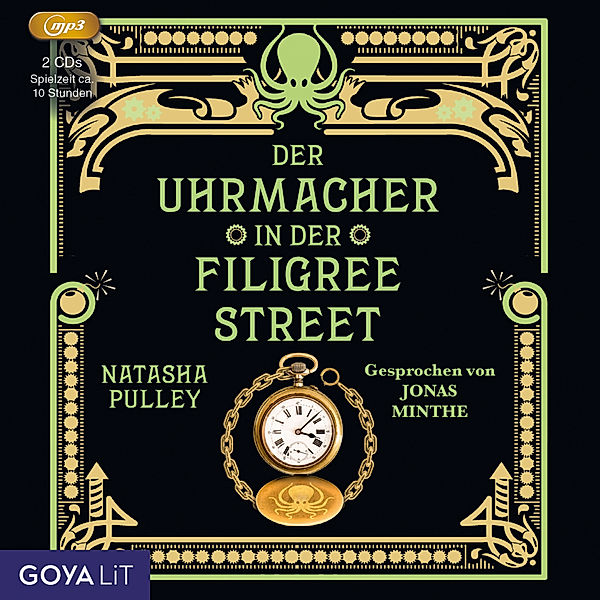 Der Uhrmacher in der Filigree Street,2 Audio-CD, MP3, Natasha Pulley