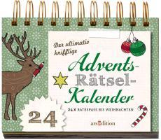 Der ultimativ knifflige Advents-Rätsel-Kalender 24 x Ratespaß bis Weihnachten 