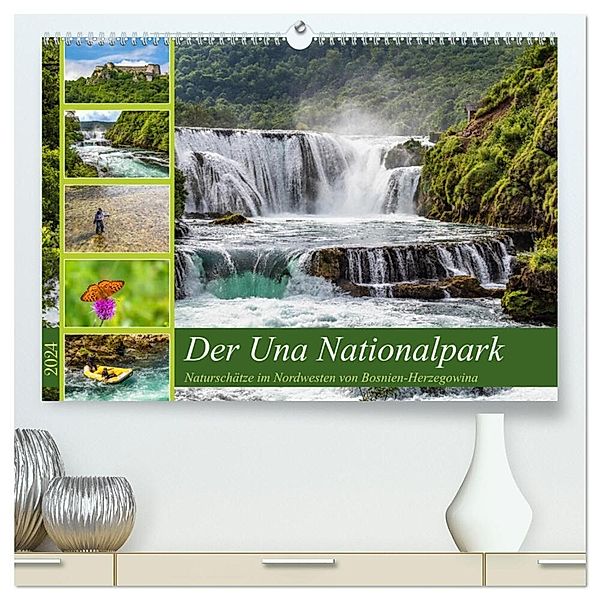 Der Una Nationalpark (hochwertiger Premium Wandkalender 2024 DIN A2 quer), Kunstdruck in Hochglanz, Ursula Di Chito