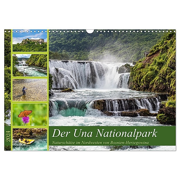 Der Una Nationalpark (Wandkalender 2024 DIN A3 quer), CALVENDO Monatskalender, Ursula Di Chito