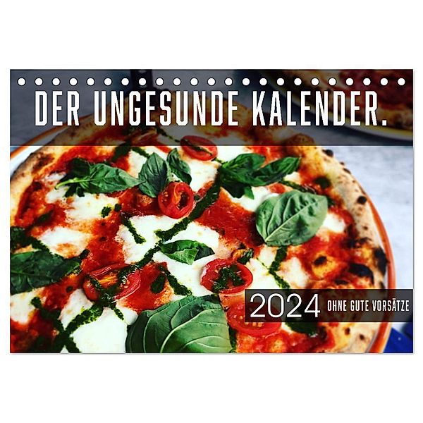 Der ungesunde Kalender (Tischkalender 2024 DIN A5 quer), CALVENDO Monatskalender, Mettfluencer