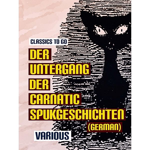 Der Untergang der Carnatic Spukgeschichten (German), Various