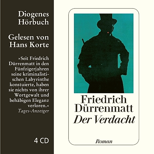 Der Verdacht,4 Audio-CD, Friedrich Dürrenmatt