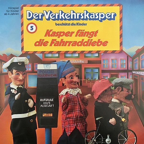 Der Verkehrskasper - 5 - Kasper fängt die Fahrraddiebe, Helmuth Arndt