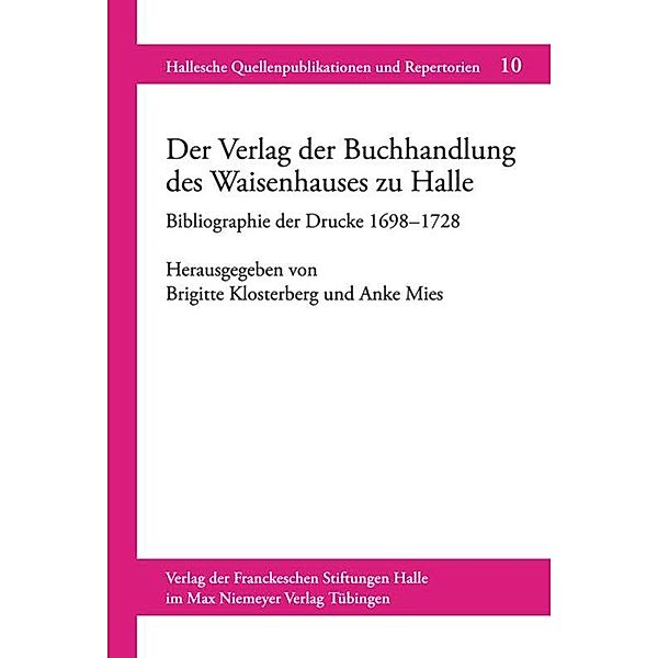 Der Verlag der Buchhandlung des Waisenhauses zu Halle