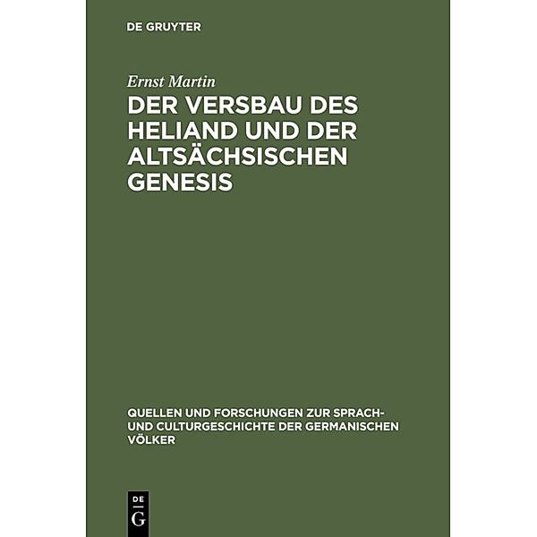 Der Versbau des Heliand und der altsächsischen Genesis, Ernst Martin