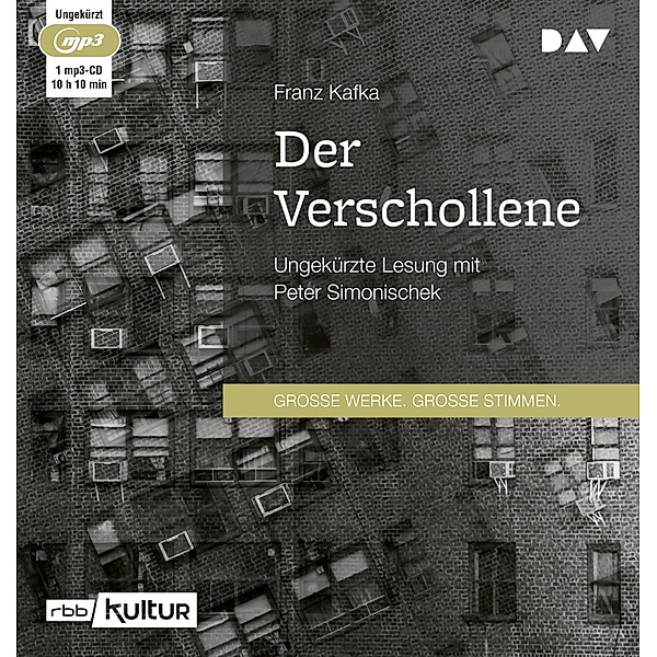 Der Verschollene,1 Audio-CD, 1 MP3, Franz Kafka