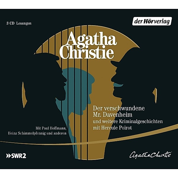 Der verschwundene Mr. Davenheim und weitere Kriminalgeschichten mit Hercule Poirot, 3 Audio-CDs, Agatha Christie