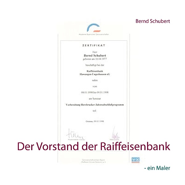 Der Vorstand der Raiffeisenbank, Bernd Schubert