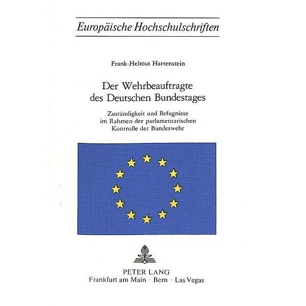 Der Wehrbeauftragte des deutschen Bundestages, Frank-Helmut Hartenstein