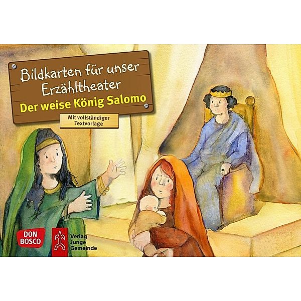 Der weise König Salomo. Kamishibai Bildkartenset Buch versandkostenfrei