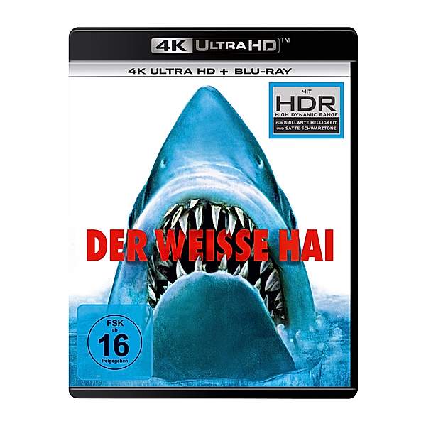 Der weisse Hai (4K Ultra HD), Robert Shaw Richard Dreyfuss Roy Scheider
