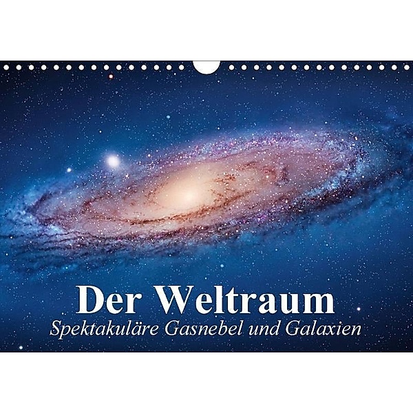 Der Weltraum. Spektakuläre Gasnebel und Galaxien (Wandkalender 2017 DIN A4 quer), Elisabeth Stanzer