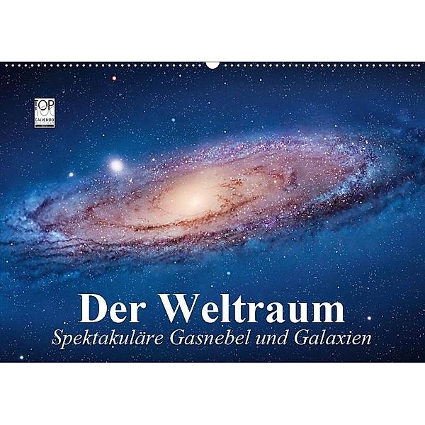 Der Weltraum. Spektakuläre Gasnebel und Galaxien (Wandkalender 2019 DIN A2 quer), Elisabeth Stanzer