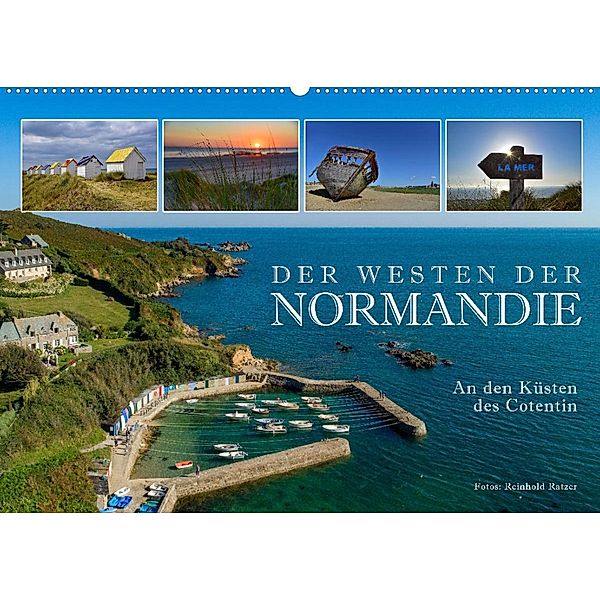 Der Westen der Normandie - An den Küsten des Cotentin (Wandkalender 2023 DIN A2 quer), Reinhold Ratzer
