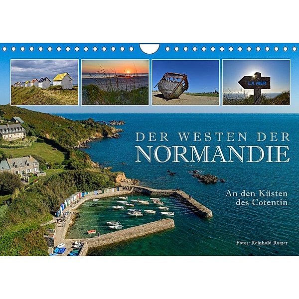 Der Westen der Normandie - An den Küsten des Cotentin (Wandkalender 2023 DIN A4 quer), Reinhold Ratzer