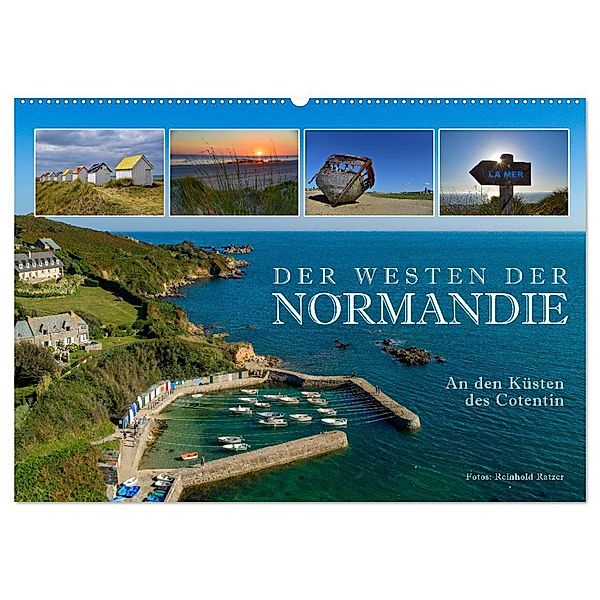 Der Westen der Normandie - An den Küsten des Cotentin (Wandkalender 2024 DIN A2 quer), CALVENDO Monatskalender, Reinhold Ratzer