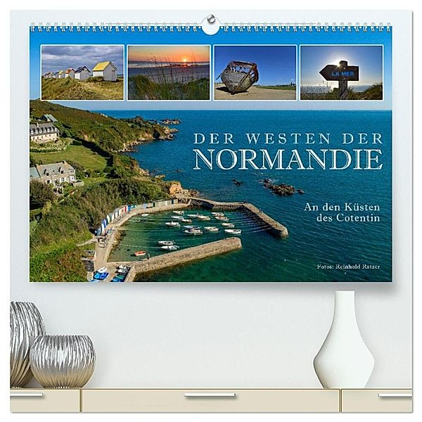 Der Westen der Normandie - An den Küsten des Cotentin (hochwertiger Premium Wandkalender 2024 DIN A2 quer), Kunstdruck in Hochglanz, Reinhold Ratzer