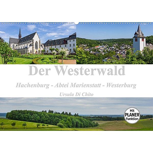 Der Westerwald (Wandkalender 2023 DIN A2 quer), Ursula Di Chito